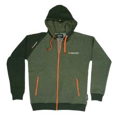 Bluza wędkarska z kapturem i zamkiem. Zielone bluzy damskie TANDEM BAITS, l, bez wzorów, z bawełny, bez ramiączek, z kapturem. Za 199.89 zł.