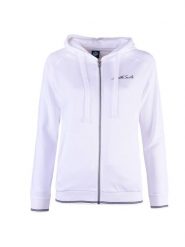 North Sails Bluza | 90 2269 000 | Hooded Full Zip W/Graphic | Kobieta | Biały. Białe bluzy damskie North Sails, xxs, bez wzorów, z bawełny, bez ramiączek. W wyprzedaży za 169.00 zł.