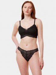 Triumph Biustonosz bezfiszbinowy Lift Smart P EX 10215939 Czarny. Czarne biustonosze Triumph, bez wzorów, z syntetyku. Za 149.99 zł.