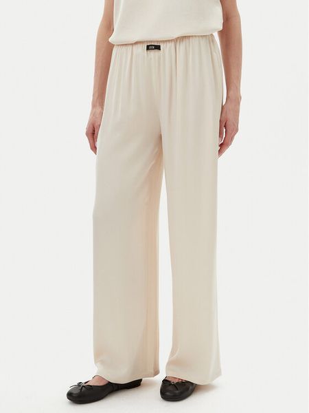 Eleh Spodnie palazzo ESS250049 Écru Regular Fit. Spodnie materiałowe damskie Eleh, bez wzorów, z materiału. Za 359.99 zł.