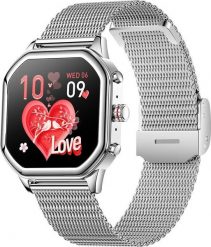 Smartwatch Hagen HC84.111.1411 Srebrny. Szare zegarki smartwatch Hagen, bez wzorów. Za 289.00 zł.