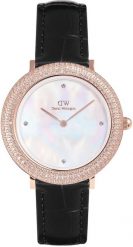 Zegarek damski Daniel Wellington DW00100827 CYRKONIE czarny. Czarne zegarki damskie Daniel Wellington. Za 1,889.61 zł.