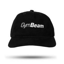 Czapka unisex fitness z zakrzywionym daszkiem Dad Cap. Czarne czapki damskie GYMBEAM, bez wzorów, z bawełny, klasyczne. Za 53.90 zł.