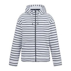 Bluza Rozpinana Damska W Paski Bayletta. Białe bluzy damskie Regatta, m, bez wzorów, z bawełny, bez ramiączek, z kapturem. Za 177.99 zł.