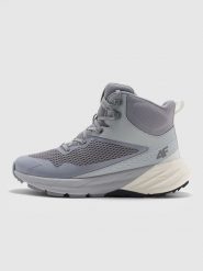 4F Wysokie buty trekkingowe SPEED HIKER z membraną damskie - szare 39. Szare obuwie trekkingowe damskie 4F, z gumy, bez zapięcia. W wyprzedaży za 279.99 zł.