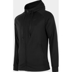 4f Bluza męska H4Z22-BLMF350 Głęboka czerń r.S. Bluzy męskie 4F, m, bez wzorów, bez ramiączek, bez kaptura. Za 172.13 zł.