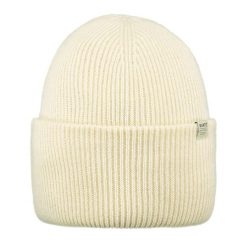 Czapka Barts Haveno. Białe czapki damskie Barts, na zimę, bez wzorów, sportowe. Za 184.50 zł.