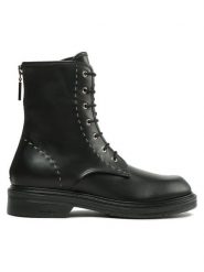 Max Mara Trzewiki Urbancompact 2347960137600 Czarny. Czarne botki damskie Max Mara, bez wzorów, ze skóry, bez obcasa, na płaskiej podeszwie, bez zapięcia. Za 3,229.00 zł.