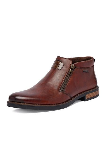 Rieker Botki CEO-14656-24 Brązowy. Brązowe botki męskie Rieker, bez wzorów, ze skóry, bez obcasa, bez zapięcia. Za 459.99 zł.