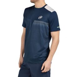 T-shirt Bullpadel Motril. Niebieskie t-shirty damskie bullpadel, s, bez wzorów, sportowe, bez kołnierzyka, bez ramiączek. Za 233.60 zł.