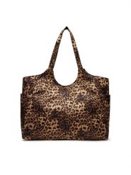 DeeZee Torebka LA482-2343 Brązowy. Brązowe shopperki damskie DeeZee, bez wzorów, z materiału, bez dodatków. Za 129.99 zł.