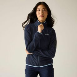 Damska bluza polarowa Rivendell z zamkiem błyskawicznym. Czerwone bluzy damskie Regatta, m, bez wzorów, z materiału, bez ramiączek, bez kaptura. Za 183.99 zł.
