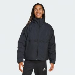 Kurtka City Tech Climawarm PrimaLoft®. Czarne kurtki sportowe męskie Adidas, bez wzorów, bez kaptura, ClimaWarm (Adidas). Za 599.00 zł.