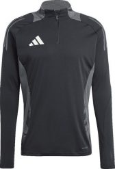 Adidas Bluza męska adidas Tiro 24 Competition Training czarna L8257 S. Czarne bluzy męskie Adidas, l, bez wzorów, bez ramiączek, bez kaptura. Za 186.20 zł.