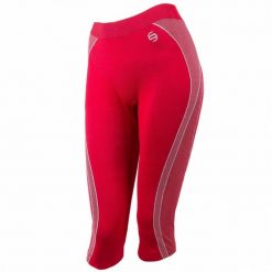 Brubeck SP00140 Spodnie damskie 2/3 BALANCE czerwony L. Czerwone spodnie dresowe damskie Brubeck, bez wzorów, sportowe. Za 68.23 zł.