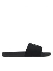 Calvin Klein Jeans Klapki Slide Monologo Cv YM0YM01367 Czarny. Czarne klapki męskie Calvin Klein Jeans, bez wzorów, z jeansu, bez zapięcia. Za 119.99 zł.