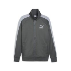 Bluza Sportowa Męska Puma T7 Iconic. Szare bluzy sportowe męskie Puma, m, bez wzorów, bez kaptura, na fitness i siłownię. Za 260.99 zł.