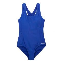 Damski Jednoczęściowy Strój Kąpielowy Active II. Niebieskie stroje kąpielowe damskie Regatta, bez wzorów, z elastanu. Za 196.99 zł.