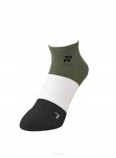 Skarpety tenisowe Yonex Low Cut. Zielone skarpetki damskie YONEX, bez wzorów, z bawełny. Za 38.99 zł.