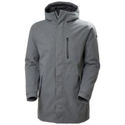 Kurtka wodoodporna z kapturem Helly Hansen Frogner. Niebieskie kurtki sportowe męskie Helly Hansen, l, bez wzorów, z poliesteru, z kapturem, primaloft. Za 964.00 zł.
