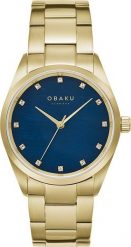 Zegarek OBAKU Zegarek damski Obaku Denmark V263LXGLSG złoty. Żółte zegarki damskie OBAKU, złote. Za 657.00 zł.