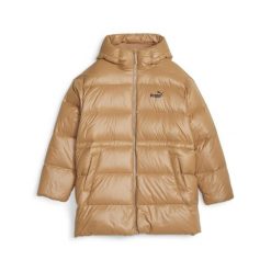 Kurtka Sportowa Damska Puma Style Hooded Down. Brązowe kurtki sportowe damskie Puma, m, bez wzorów, bez ramiączek, bez kaptura. Za 548.99 zł.
