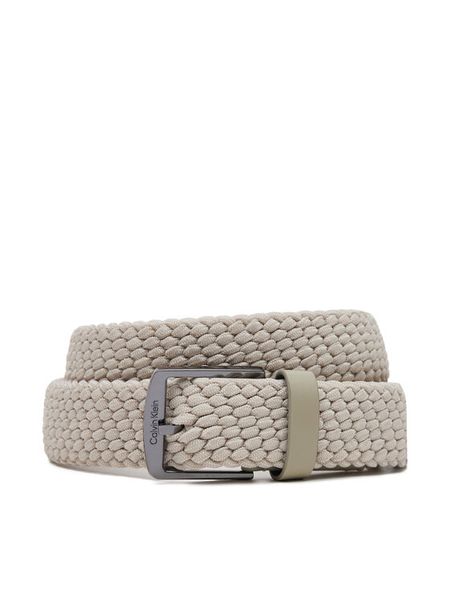Calvin Klein Pasek Męski Ck Casual Elastic Braided 35Mm K50K512839 Beżowy. Brązowe paski męskie Calvin Klein, z materiału, casualowe. Za 149.99 zł.