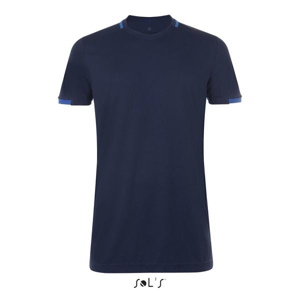 Koszulka Sol's Classico. Niebieskie bluzki damskie SOL'S, s, bez wzorów, sportowe, bez kołnierzyka, bez ramiączek. Za 158.00 zł.