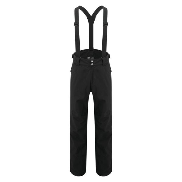 Męskie Spodnie Narciarskie Wodoodporne Z Szelkami Achieve II. Czarne spodnie sportowe męskie Dare 2B, m, bez wzorów, narciarskie. Za 157.99 zł.