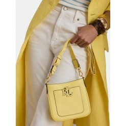 Torebka LAUREN RALPH LAUREN. Żółte listonoszki damskie Lauren Ralph Lauren, bez wzorów, bez dodatków. Za 1,029.00 zł.