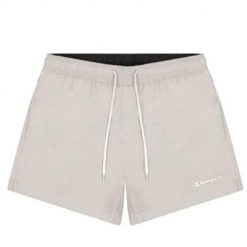 Spodnie sportowe męskie Champion 216074MS014. Brązowe spodnie materiałowe męskie Champion, bez wzorów, z dresówki. Za 50.15 zł.