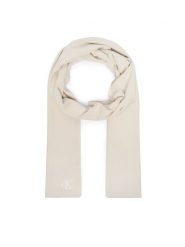 Calvin Klein Szalik LV04F8099G Kremowy. Białe rękawiczki damskie Calvin Klein, bez wzorów, z wiskozy. Za 209.99 zł.