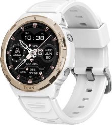 Smartwatch Maxcom FW100 Titan Valkiria Biały (MAXCOMFW100WITE). Białe zegarki smartwatch MAXCOM, bez wzorów. Za 400.96 zł.