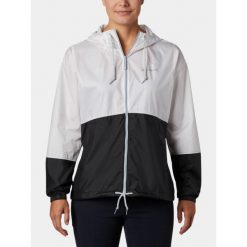 Kurtka wiatrówka damska Columbia Flash Forward II Windbreaker. Białe kurtki sportowe damskie Columbia, s, bez wzorów, z softshellu, bez ramiączek, bez kaptura, trekkingowe. Za 161.99 zł.