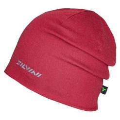 Czapka Silvini Trigola. Czerwone czapki męskie Silvini, bez wzorów. Za 183.00 zł.