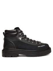 KARL LAGERFELD Trapery Miles KL10245 Czarny. Czarne buty zimowe męskie KARL LAGERFELD, bez wzorów, ze skóry, bez obcasa, bez zapięcia. Za 979.99 zł.