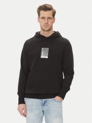 Calvin Klein Jeans Bluza Brush Stroke J30J327525 Czarny Regular Fit. Czarne bluzy męskie Calvin Klein Jeans, m, bez wzorów, z bawełny, bez ramiączek, bez kaptura. Za 219.99 zł.