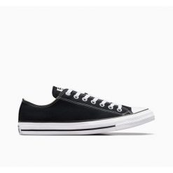 Buty trampki sportowe męskie CONVERSE ALL STAR OX. Czarne trampki męskie Converse, bez wzorów, retro, bez zapięcia, Converse All Star. Za 235.99 zł.