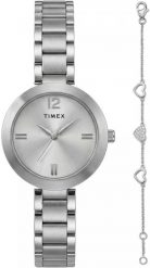 Zegarek Timex Zegarek damski Timex TWG068000 srebrny. Szare zegarki damskie Timex, srebrne. Za 499.00 zł.