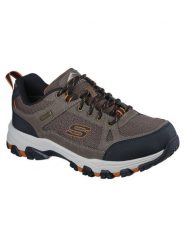 Buty trekkingowe Skechers Selmen Cormack brązowe. Brązowe trekkingi męskie Skechers, ze skóry, bez zapięcia. Za 398.60 zł.