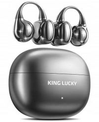 Słuchawki Bezprzewodowe słuchawki z otwartymi uszami Bluetooth czarne King Lucky. Czarne słuchawki bezprzewodowe NoName. Za 59.99 zł.