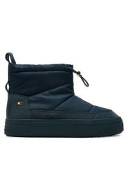 Tommy Hilfiger Śniegowce Flag Nylon Mini Snowboot FW0FW08334 Granatowy. Niebieskie śniegowce damskie Tommy Hilfiger, z materiału, bez zapięcia. Za 699.99 zł.