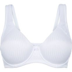 Biustonosz t-shirt bonprix biały. Białe biustonosze bonprix, bez wzorów. Za 44.99 zł.