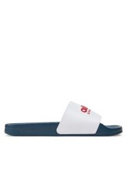 Adidas Klapki Adilette Shower II0017 Biały. Białe klapki męskie Adidas, bez wzorów, ze skóry, bez zapięcia. Za 99.99 zł.