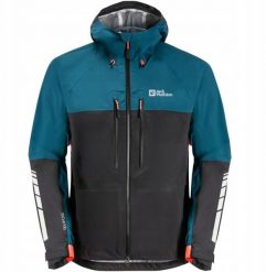 Kurtka męska Jack Wolfskin Morobbia 3l Jkt M 1115501-4133 Niebieskie M. Niebieskie kurtki męskie Jack Wolfskin, l, bez wzorów, bez kaptura. Za 655.21 zł.