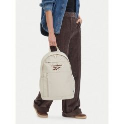 Plecak Reebok. Brązowe plecaki męskie Reebok, bez wzorów, sportowe. Za 99.99 zł.