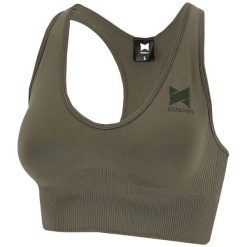 Top sportowy damski Xtreme Sportswear. Zielone koszulki sportowe damskie XTREME SOCKSWEAR, s, bez wzorów, z elastanu, bez ramiączek, na fitness i siłownię. Za 125.82 zł.