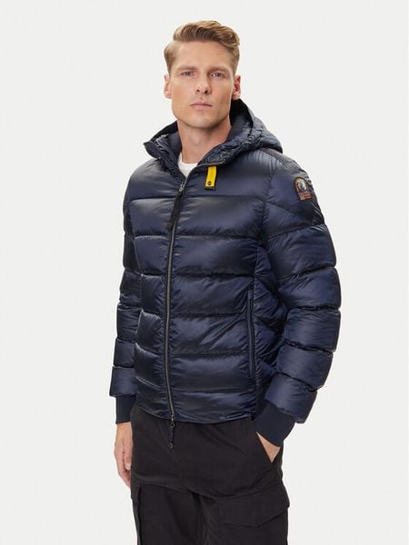 Parajumpers Kurtka puchowa Pharrell 25WMPMPUSX13 Granatowy Regular Fit. Niebieskie kurtki męskie Parajumpers, l, bez wzorów, z puchu, bez kaptura. Za 2,399.00 zł.