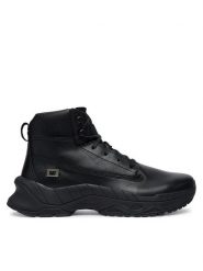CAT Footwear Trzewiki Wattage Mid P726909 Czarny. Czarne botki męskie CAT Footwear, bez wzorów, ze skóry, bez obcasa, bez zapięcia. Za 619.99 zł.