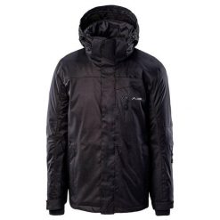 Kurtka Narciarska Męska Noam II. Czarne kurtki sportowe męskie ELBRUS, na zimę, l, bez wzorów, bez kaptura, narciarskie. Za 724.99 zł.